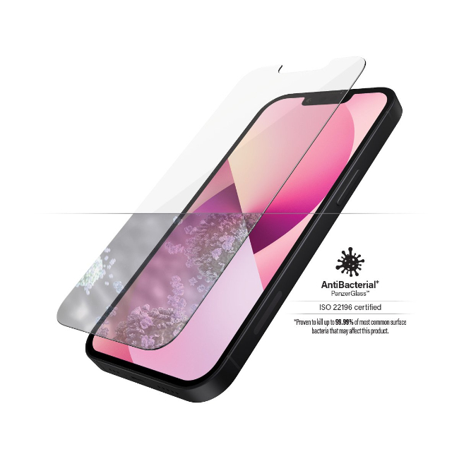 PanzerGlass iPhone 13 Mini Antibacterial Screen Protector | 2741 - Image 3 PanzerGlass iPhone 13 Mini Antibacterial Screen Protector | 2741 - Image 3