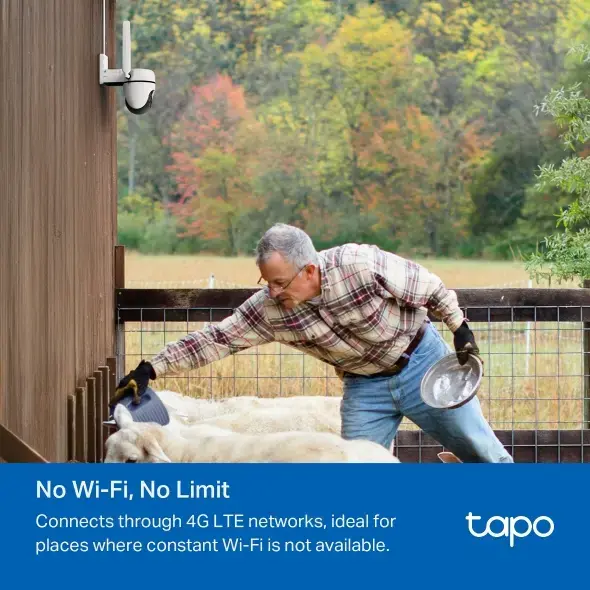 Tapo Outdoor 4G LTE Camera With Pan & Tilt | TAPOC501GW - Image 5