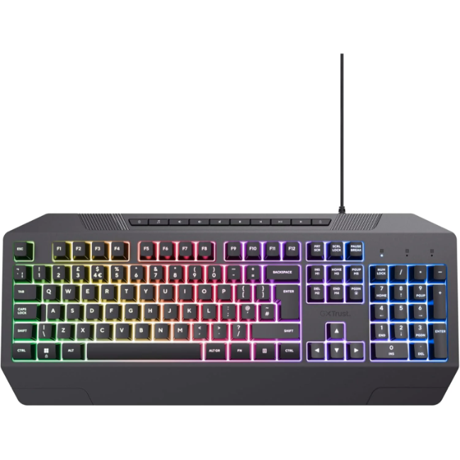 Trust Evocx Illuminated Gaming Keyboard | Black | T24726