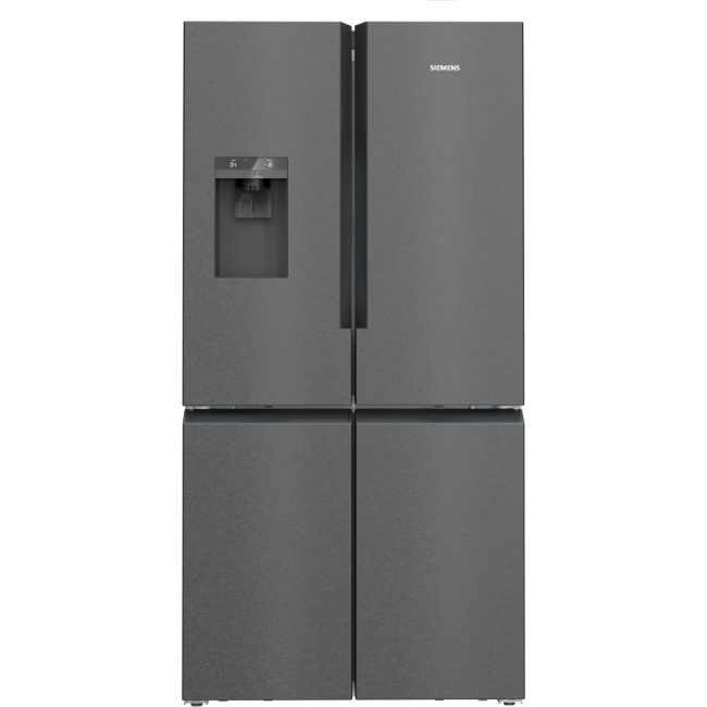 Siemens IQ700 French Door Fridge Freezer - Black/Inox | KF96DPXEA