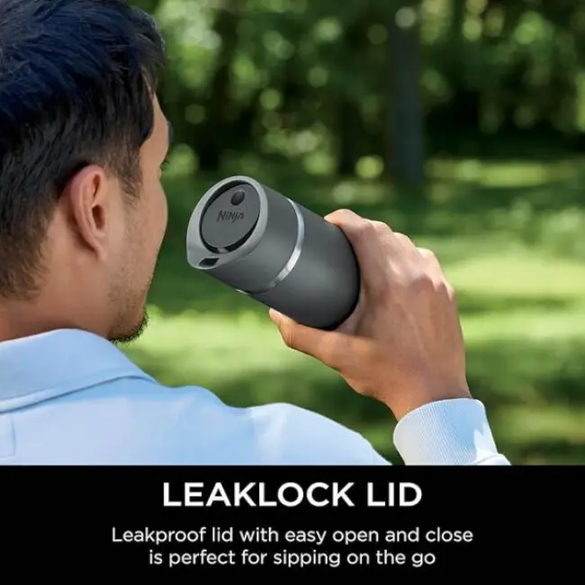 Ninja Sip Perfect Travel Mug | 300ml | Black | DW1203EUUKBK - Image 6