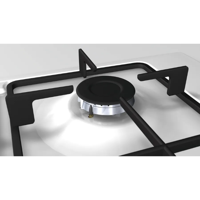 Bosch Series 2 4 Burner Gas Hob 60cm - White | PBP6B2B60 - Image 2