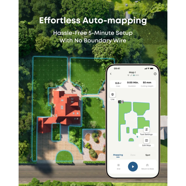 Eufy Robot Lawn Mower E15 - Grey and Black | T2880VA1 - Image 9