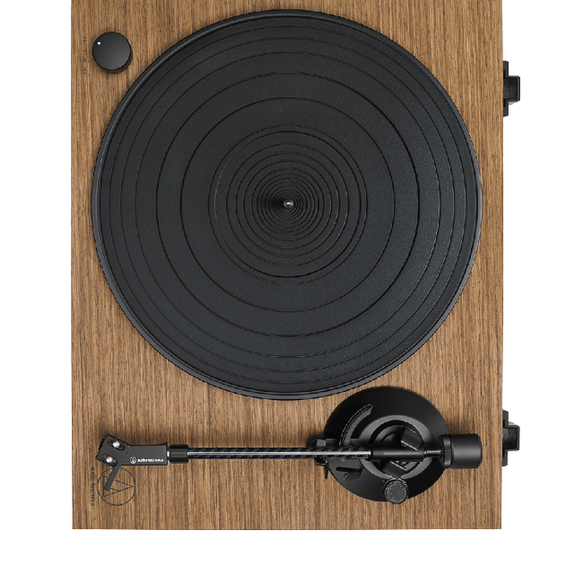 Audio Technica Fully Manual Belt-Drive Turntable - Wood Base | LPW40WN - Image 2