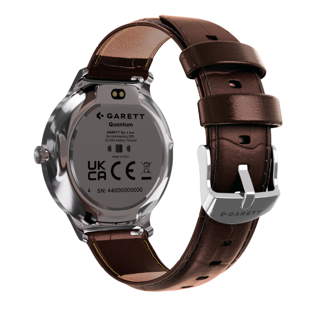 Garett Quantum Smartwatch - Silver Steel | QUANTUM-SILVR - Image 10