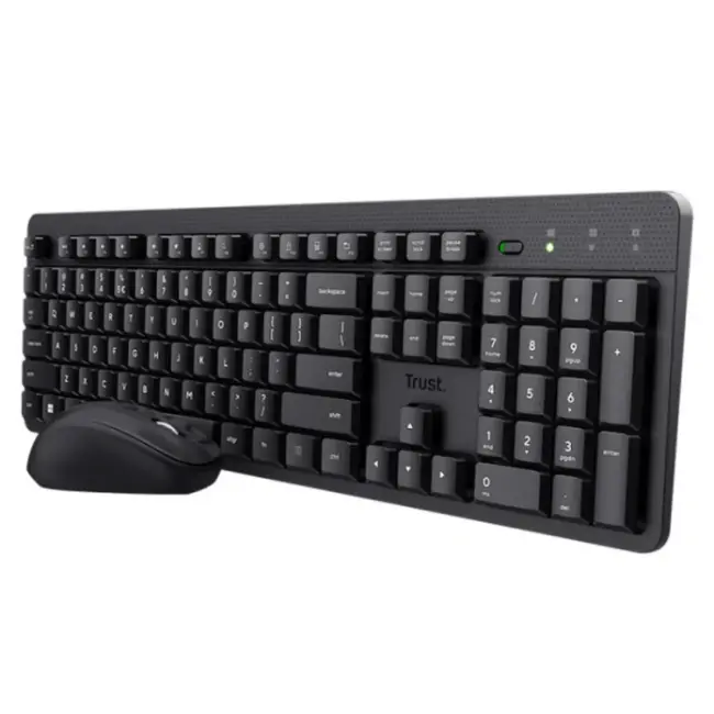 Trust Silent Wireless Keyboard and Mouse Pack | Black | T25022 Trust Silent Wireless Keyboard and Mouse Pack | Black | T25022