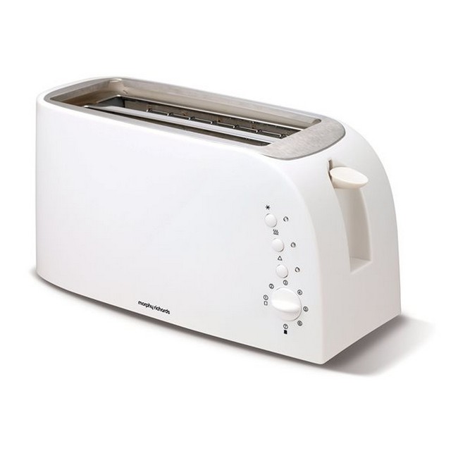 Morphy Richards Essentials 4 Slice Toaster White 980507 Morphy Richards Essentials 4 Slice Toaster White 980507