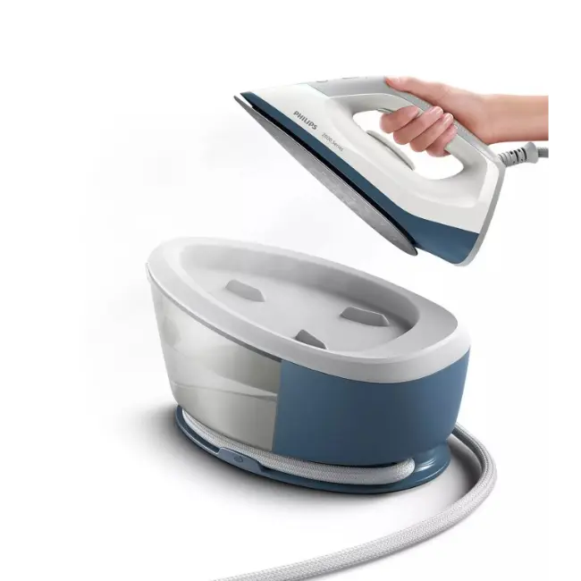 Philips Steam Generator Iron | 2400w | Blue & White | PSG2000-20 - Image 2