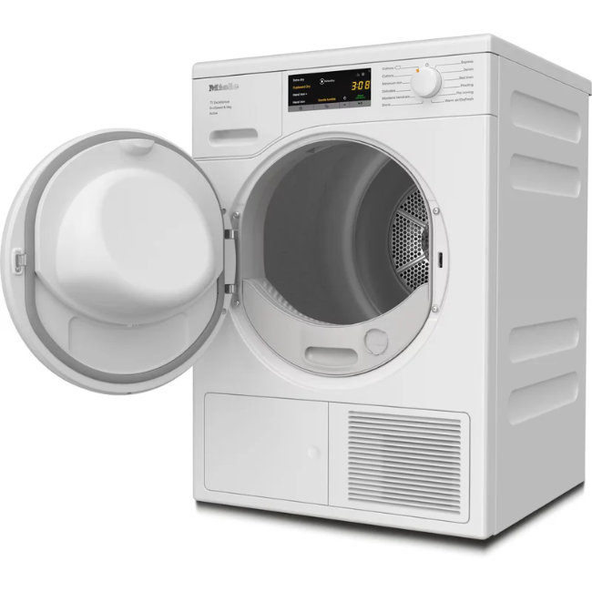 Miele 8kg Active Heat Pump Dryer - White | TEA525WP - Image 2
