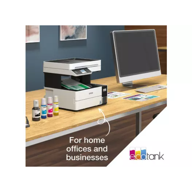 Epson EcoTank A4 Multifunction Wi-Fi Ink Tank Printer - White and Grey | ET5150 - Image 8
