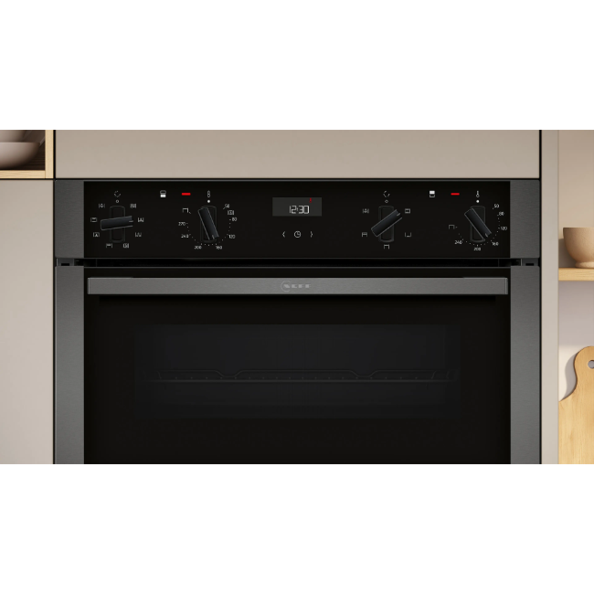 Neff N50 Built-In Double Oven - Graphite-Grey | U1ACE2AG3B - Image 2