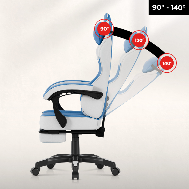 Huzaro Force 3.7 Gaming Chair | Blue | FORCE3.7 - Image 7 Huzaro Force 3.7 Gaming Chair | Blue | FORCE3.7 - Image 7