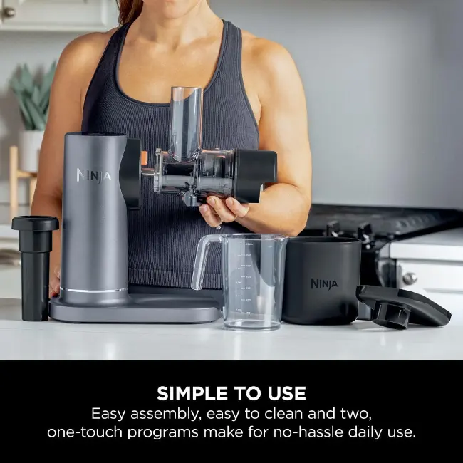 Ninja Cold Press Juicer with Anti-Clog Filter | JC151UK - Image 3 Ninja Cold Press Juicer with Anti-Clog Filter | JC151UK - Image 3