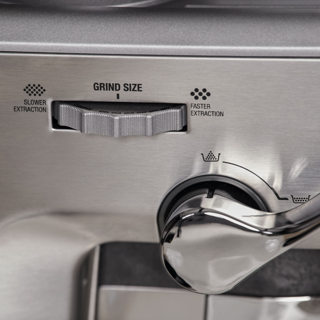 Sage Barista Express Impress Coffee Machine - Sea Salt | SES876SST4GUK1 - Image 3