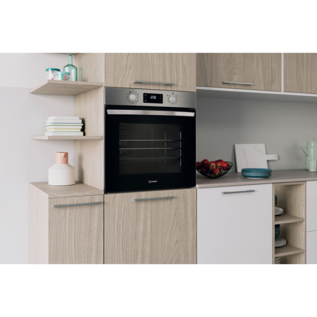 Indesit Built In Single Electric Oven Self Cleaning - Inox | IO258HUXUK - Image 7