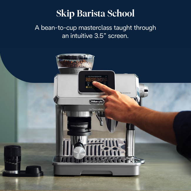 DeLonghi La Specialista Touch Coffee Maker - Grey | EC9455.M - Image 9