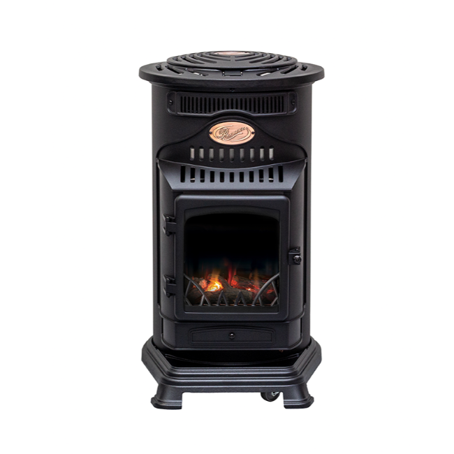 Sahara Provence Hybrid Indoor Portable Gas & Electric Heater - Black | PROVIR-HB6-BK - Image 1