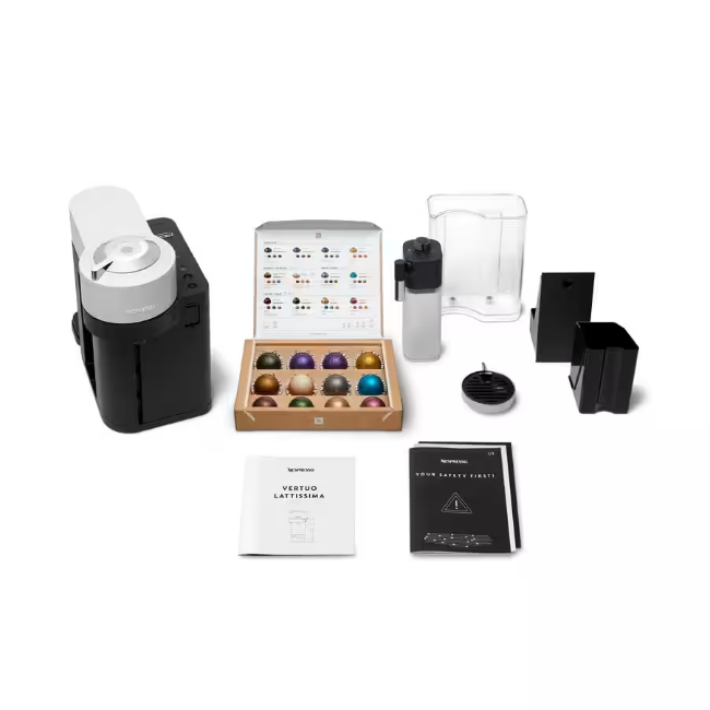 DeLonghi Vertuo Lattissima Nespresso Coffee Machine - White | ENV300.W - Image 5