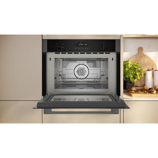 Neff N 50 Built-in Microwave Oven with Hot Air - Graphite-Grey | C1AMG84G1B - Image 4