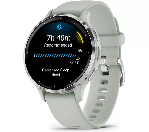 Garmin Venu 3S Smartwatch - Silver Stainless Steel | 010-02785-01 - Image 5