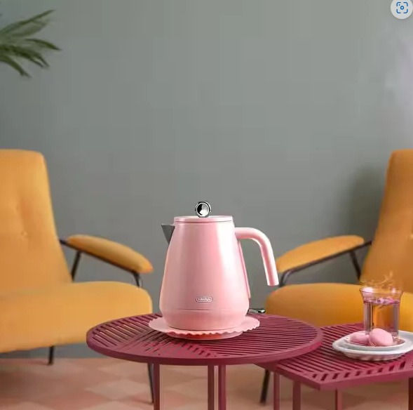 Delonghi Eclettica Kettle - Pink | KBY3001.PK - Image 5