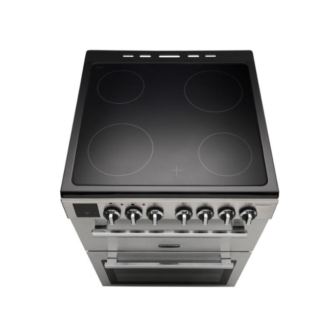 Rangemaster Professional Plus 60cm Ceramic Cooker - Steel/Chrome | PROPL60ECSS-C - Image 3