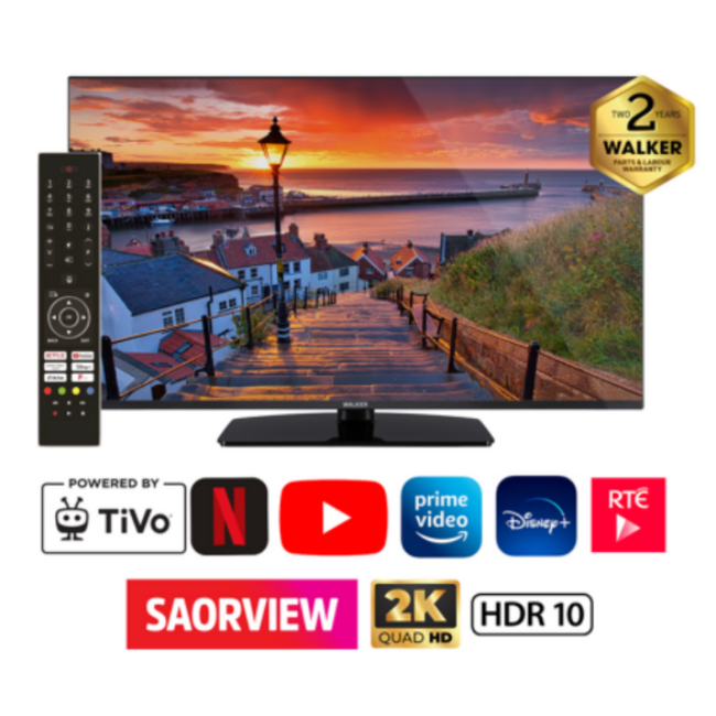 Walker 32" Smart TV FHD - Black | WPS2K32241BK