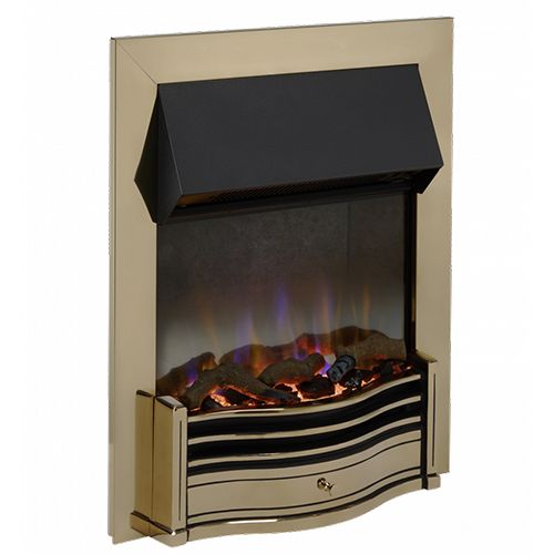 Dimplex Optiflame Dumfries Antique Brass 3D Inset Fire 2Kw - Image 2 Dimplex Optiflame Dumfries Antique Brass 3D Inset Fire 2Kw - Image 2