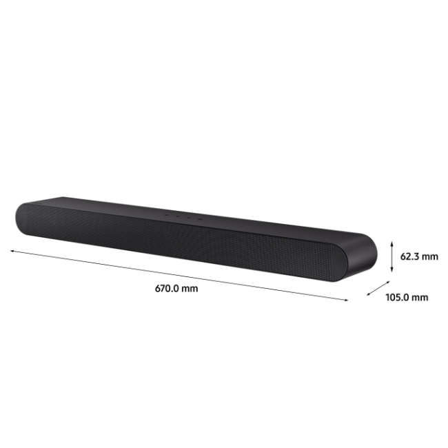 Samsung S50B S-Series Lifestyle Soundbar 3.0ch Ultra Slimline - Black | HW-S50B-XU - Image 5