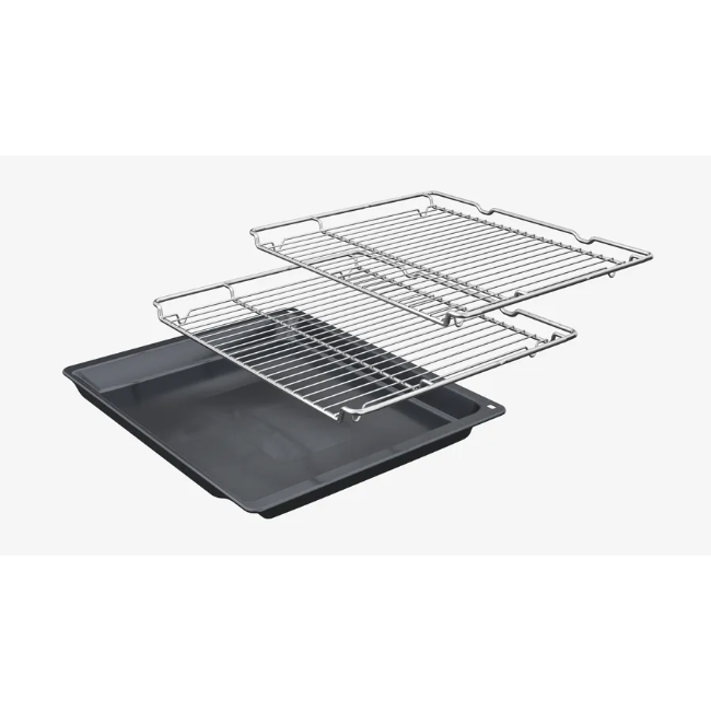 Bosch Series 4 Built-in Oven With Added Steam Function - Brushed Steel | HQA574BS3B - Image 8