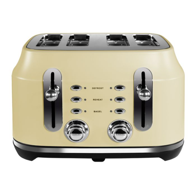 Rangemaster Classic 4 Slice Toaster - Cream | RMCL4S201CM