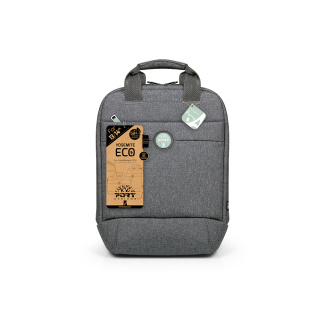 Port Designs Yosemite Eco Backpack 13/14" Grey | 400702 - Image 5