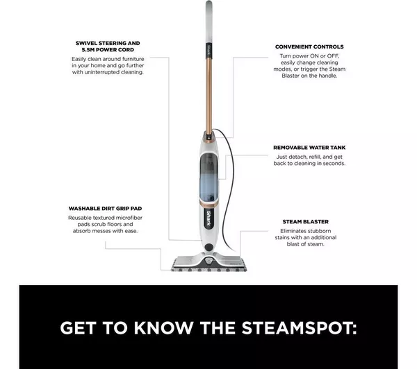 Shark SteamSpot with Steam Blaster Technology | S2001UK - Image 10
