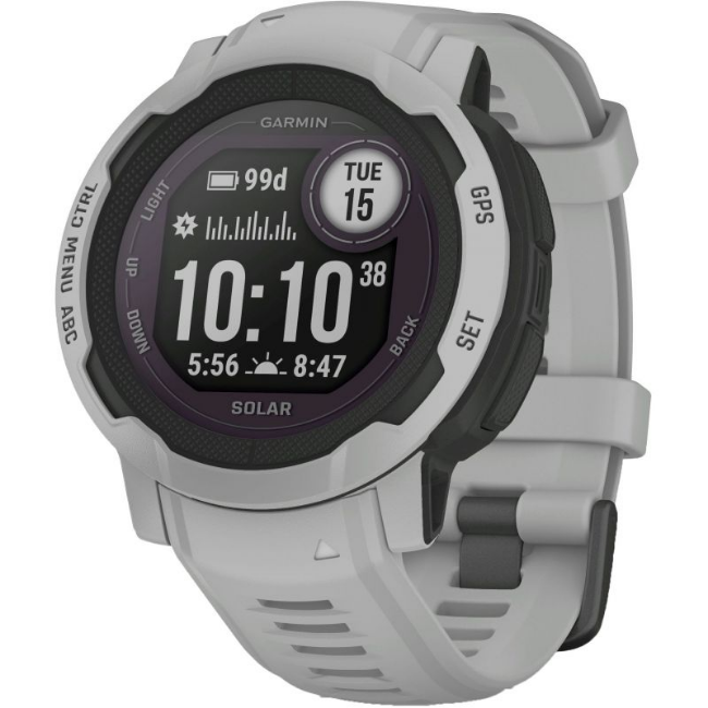 Garmin Instinct 2 Solar - Mist Grey | 010-02627-01 Garmin Instinct 2 Solar - Mist Grey | 010-02627-01
