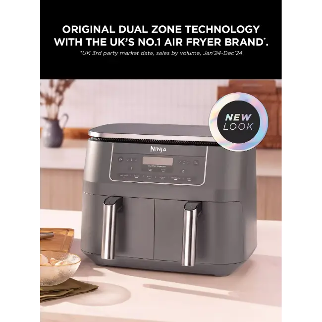 Ninja 6-in-1 Dual Zone Air Fryer | 7.6L | DZ300UK - Image 3