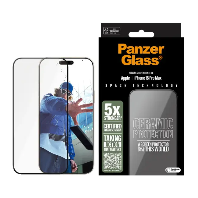 Panzer Ceramic Screen Protector for iPhone 16 Pro Max | 2856