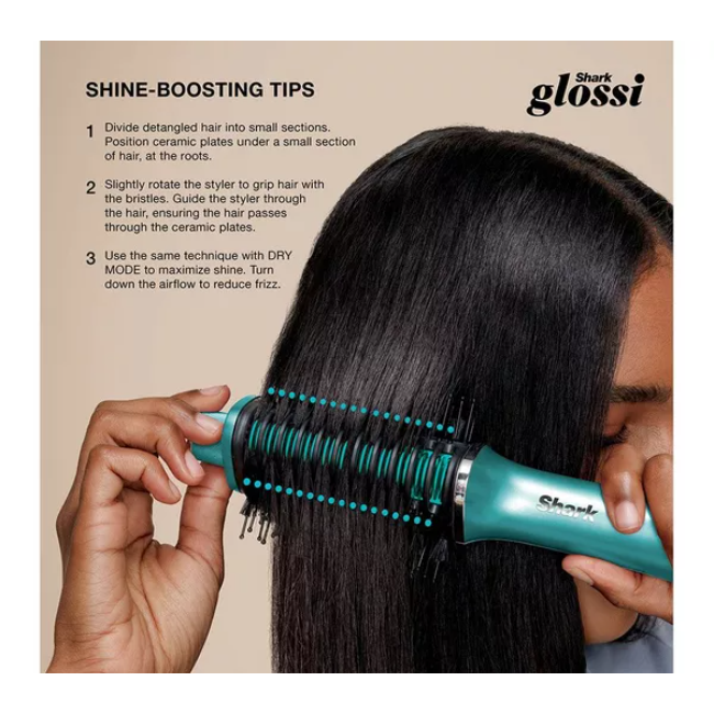 Shark 2-In-1 Hot Tool And Air Glosser | Juniper | HT302UKTL - Image 6