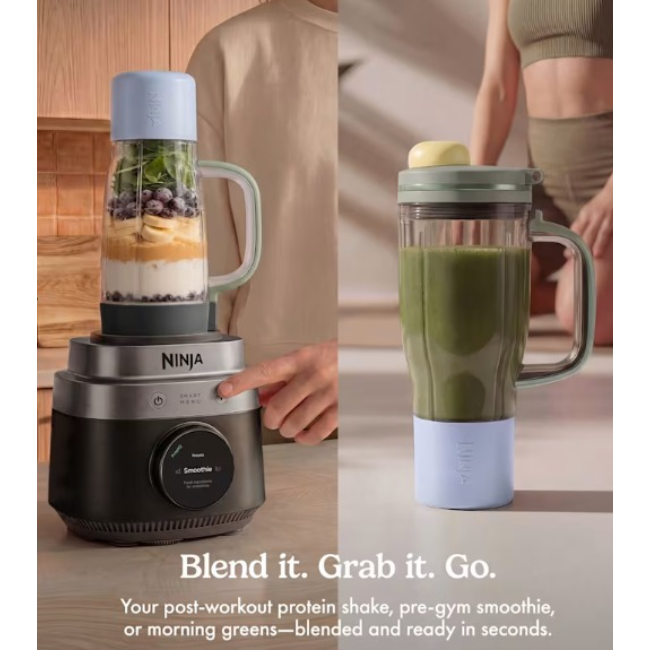 Ninja CrushBOSS 3-in-1 Kitchen System with Food Processor & Tumbler | LB401UKBK - Image 3