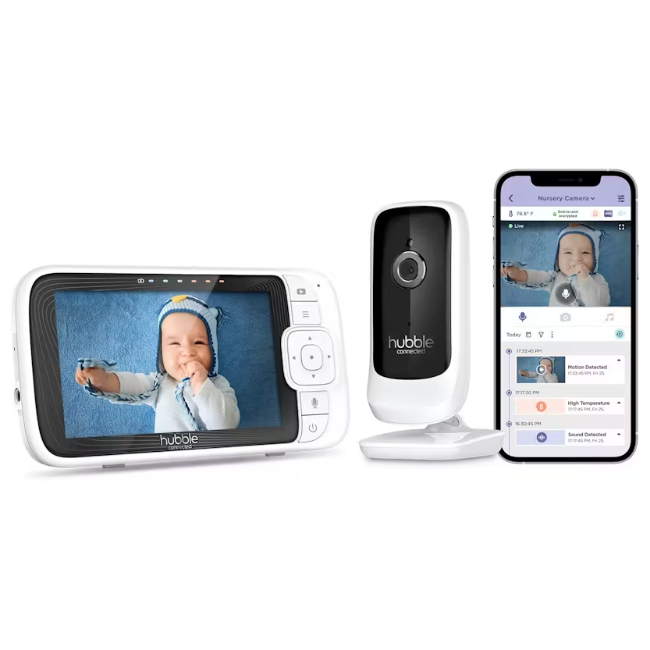 Hubble Nursery Pal Link Premium 5" Smart Baby Monitor | 5012786049178 | HUBBLE-PAL-LINK-PREM
