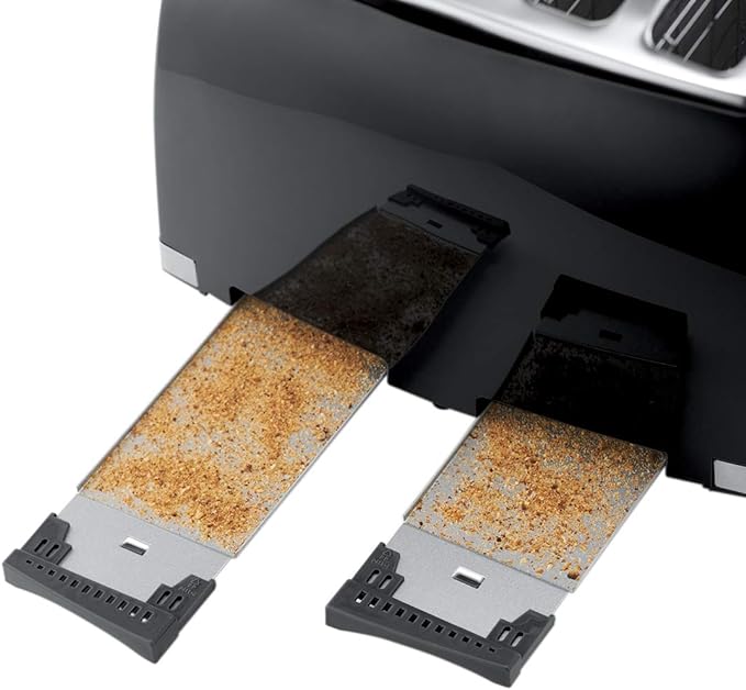 Russell Hobbs Honeycomb 4 Slice Toaster - Black | 26071 - Image 5