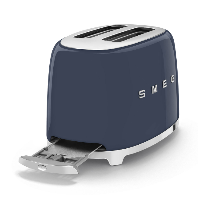 Smeg 50's Retro Style 2 Slice Toaster | Navy Blue | TSF01NBUK - Image 6