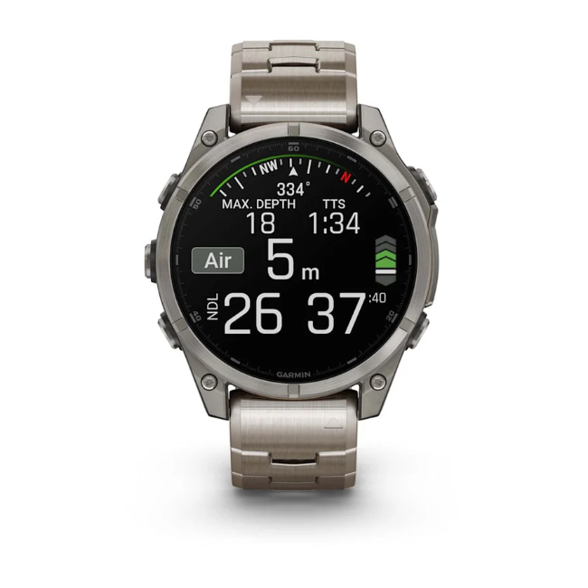 Garmin Fenix 8 47mm Bracelet - Titanium | 010-02904-40 - Image 8