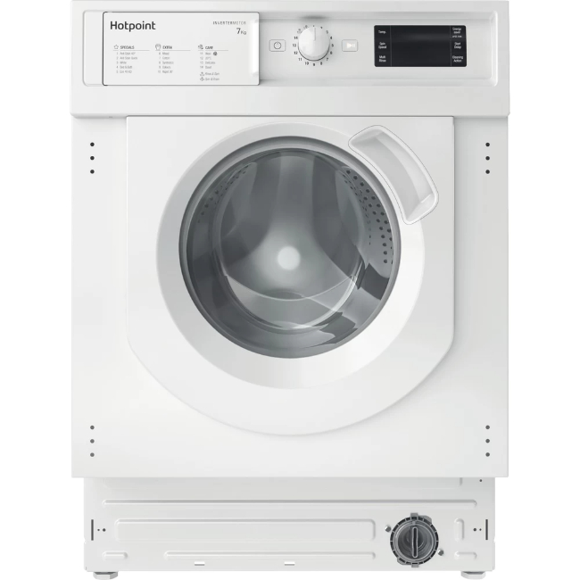 Hotpoint 7KG 1400 Spin Built-in Washing Machine | BI WMHG 71483 UK N Hotpoint 7KG 1400 Spin Built-in Washing Machine | BI WMHG 71483 UK N
