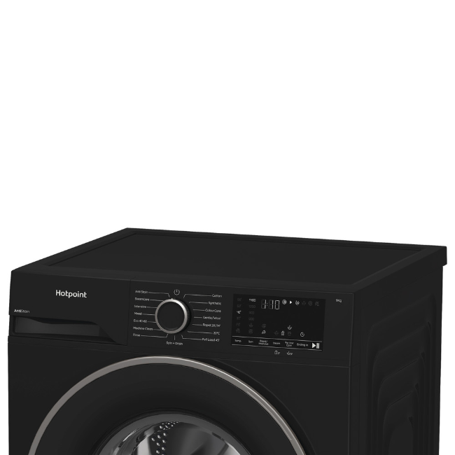Hotpoint ColourCare Washing Machine 9kg 1400sp - Black | H91BANTISTAINIRE - Image 6