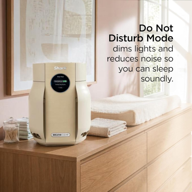 Shark BreatheClear Compact Pro Smart Air Purifier | Charcoal | HP062UKBK - Image 4