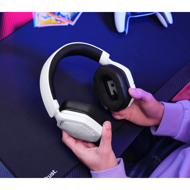 Trust GXT 493PS Carus Wireless PS5 Headset | White | T25747 - Image 4