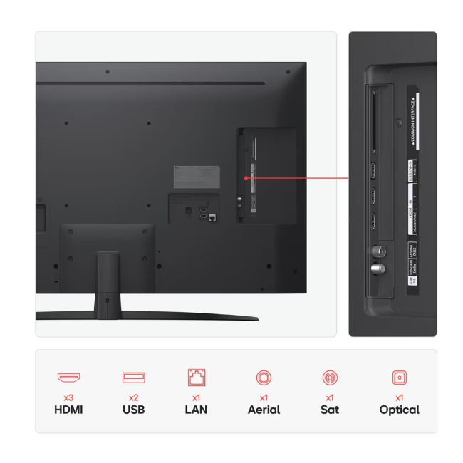 LG 43" NanoCell Ai NANO81 4k Smart Tv | 43NANO81A6A.AEK - Image 9