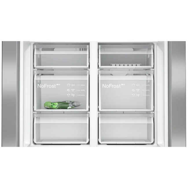 Siemens Fridge Freezer 4 Door - Brushed Steel | KF96NVPEAG - Image 6