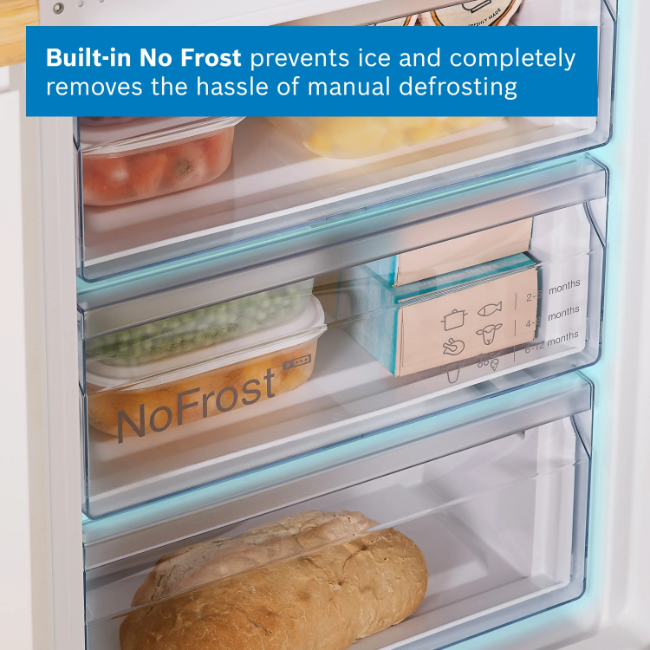 Bosch Series 2 Built In Fridge-Freezer - White | KBN96NSE1G - Image 12