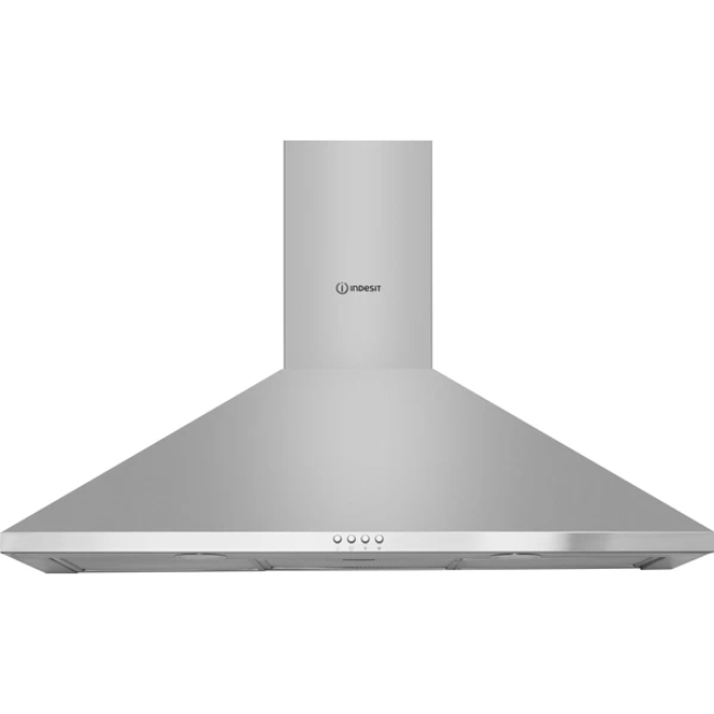 Indesit 90cm Pyramid Hood in Stainless Steel | IHPC 9.5 LM X - Image 1 Indesit 90cm Pyramid Hood in Stainless Steel | IHPC 9.5 LM X - Image 1